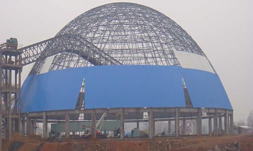 富德螺栓球网架加工的注意事项